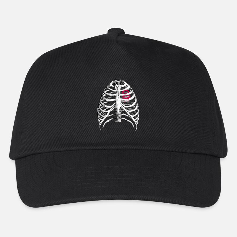 Kettlebell Heart // Amour - Casquette de baseball Enfant - noir