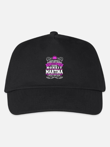 Eure Hoheit - Martina - Kinder Basecap - Schwarz