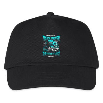 CRAZY TRUCK DRIVER - EN - Casquette de baseball Enfant - noir - Devant