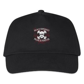 Pain temporary FITNESS shred bodybuilding - Kids’ Baseball Cap - black - Front