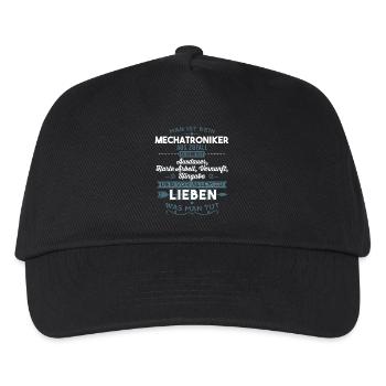 Lieben was man tut - Mechatroniker - Kinder Basecap - Schwarz - Vorne