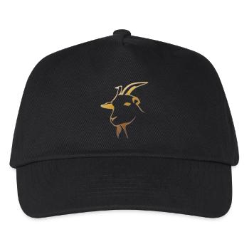 goat28 - Kids’ Baseball Cap - black - Front