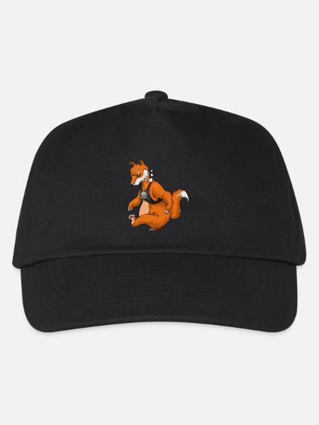 Fuchs - Kinder Basecap - Schwarz