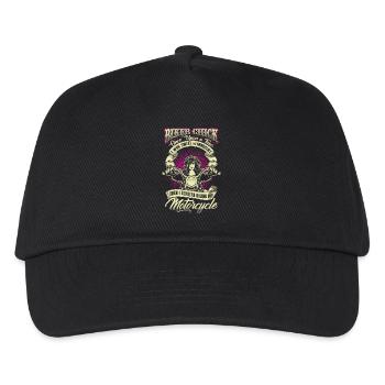 Biker Chick - Once Upon A Time - EN - Casquette de baseball Enfant - noir - Devant