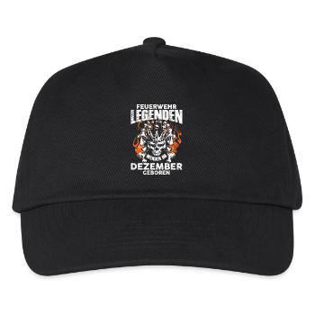 Feu de décembre - anniversaire - - légende - DE - Casquette de baseball Enfant - noir - Devant
