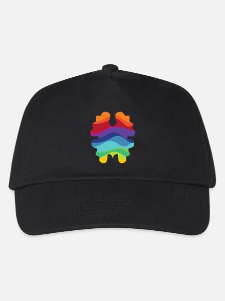 Rainbownut - Kinder Basecap - Schwarz