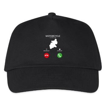 Appel Appel mobile moto moto vélo - Casquette de baseball Enfant - noir - Devant