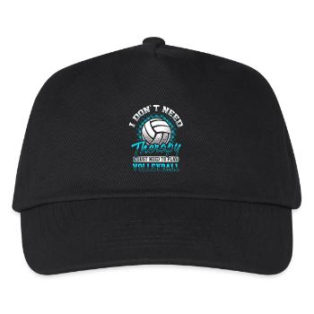 Volleyball - Therapy - Kids’ Baseball Cap - black - Front