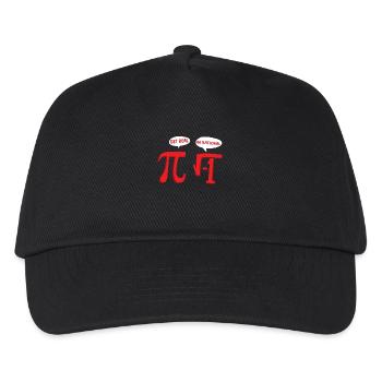 Mathe Geschenk Rational Pi Schule Lehrer Plus Zahl - Kinder Basecap - Schwarz - Vorne