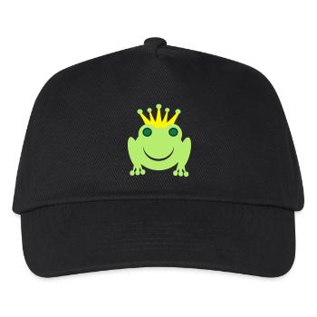 Frog King - Kids’ Baseball Cap - black - Front