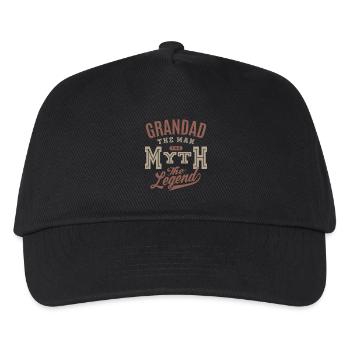 Grandad The Man - Kids’ Baseball Cap - black - Front