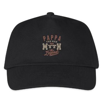 Pappa The Man - Kids’ Baseball Cap - black - Front
