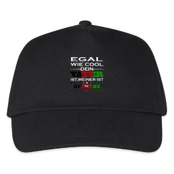 Egal wie cool vater geschenk ist Afghanistan - Kinder Basecap - Schwarz - Vorne