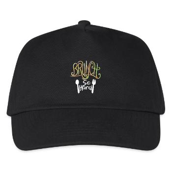 Brunch So Hard Love Sunday Brunch - Kids’ Baseball Cap - black - Front