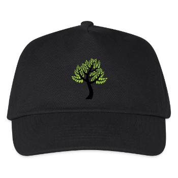 Natur - Kinder Basecap - Schwarz - Vorne