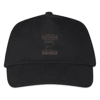 You can't buy happiness but you can buy goat - Kids’ Baseball Cap - black - Front