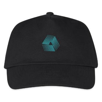des points abstraits - Casquette de baseball Enfant - noir - Devant