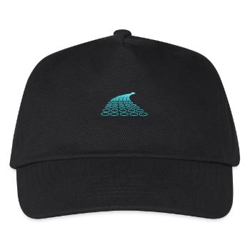 des points abstraits - Casquette de baseball Enfant - noir - Devant