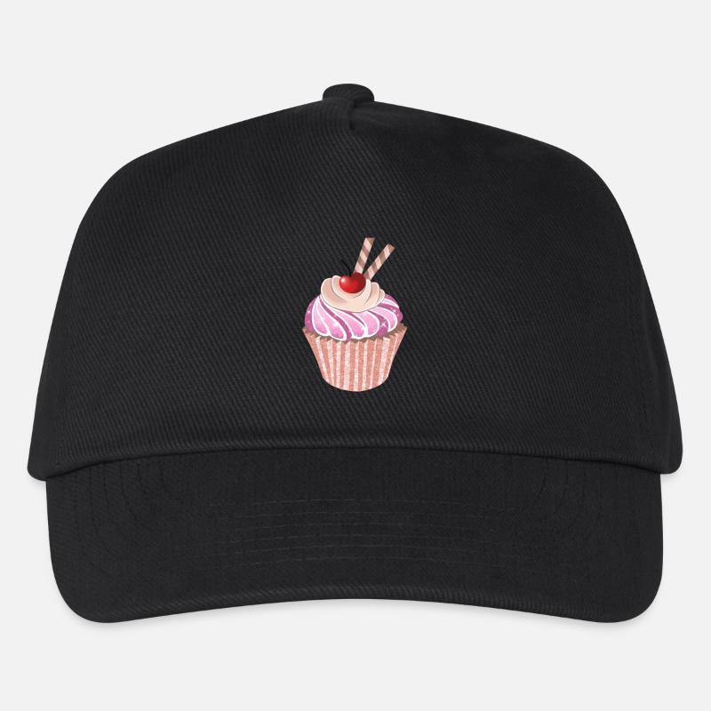Cupcake - Kinder Basecap - Schwarz