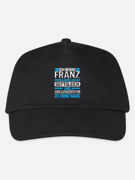 FRANZ - Gottgleich - Kinder Basecap - Schwarz