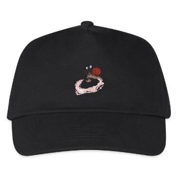 Silly snail gift - Kids’ Baseball Cap - black - Front