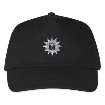 Ihr Maler. Schneller als die Polizei. Geschenk. - Kinder Basecap - Schwarz - Vorne