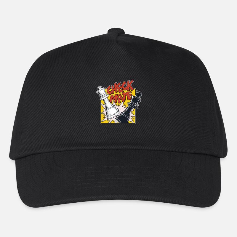 CHECKMATE (chessmatt) - Kids’ Baseball Cap - black