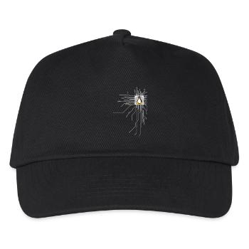 board Penguin Core Heart Computer pc Nerd program - Kids’ Baseball Cap - black - Front