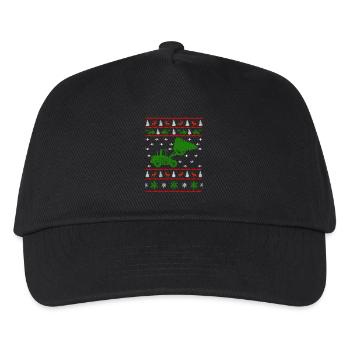 pelle laid cavalier noël - Casquette de baseball Enfant - noir - Devant