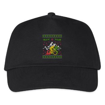 Triathlon Ugly Christmas Jumper - Kinder Basecap - Schwarz - Vorne