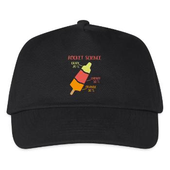 2541614 128139169 rocket science - Kinder Basecap - Schwarz - Vorne