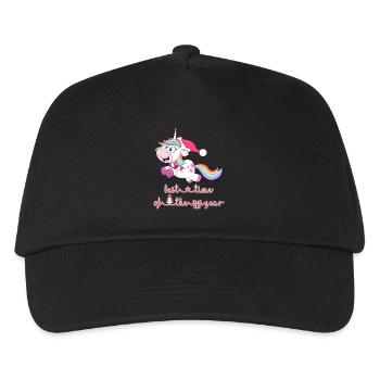 Unicorn Unicorn - Kids’ Baseball Cap - black - Front