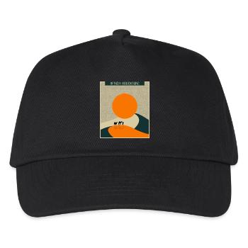 Afrika ,wüste, sonne, - Kinder Basecap - Schwarz - Vorne