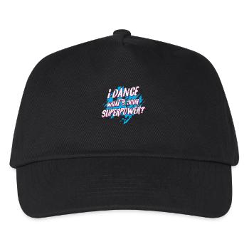 I dance what's your Superpower? - disco dancing - Kids’ Baseball Cap - black - Front