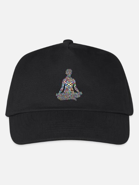 Yoga - Kinder Basecap - Schwarz