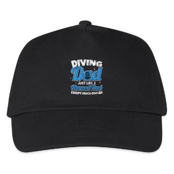 Gift for dad is the diver - Kids’ Baseball Cap - black - Front