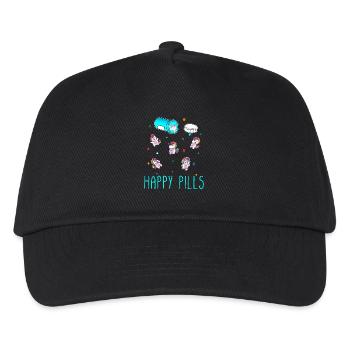 Happy Pills - Kinder Basecap - Schwarz - Vorne