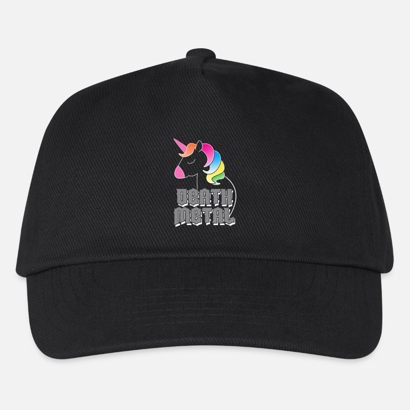 Death Metal Unicorn - Kinder Basecap - Schwarz