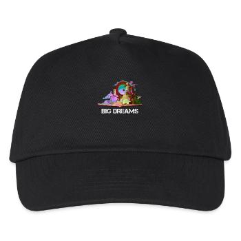 Big dreams - Big dreams - Kids’ Baseball Cap - black - Front