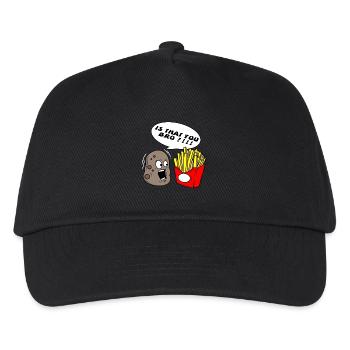 Potato French fries brother gift - Kids’ Baseball Cap - black - Front