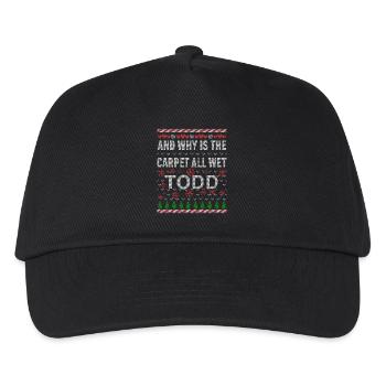 And Why Is The Carpet All Wet TODD - Kids’ Baseball Cap - black - Front