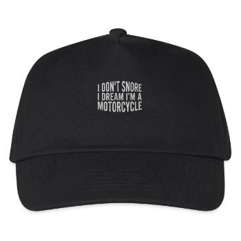 I Don t Snore I Dream Im A Motorcycle - Kids’ Baseball Cap - black - Front