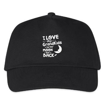 Großeltern Großvater Großmutter Oma Opa Geschenk - Kinder Basecap - Schwarz - Vorne