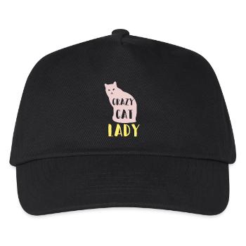 Crazy Cat Lady - Kids’ Baseball Cap - black - Front