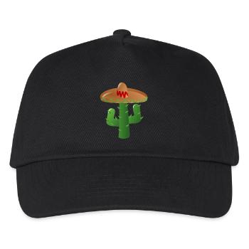 Cactus Mexican - Kids’ Baseball Cap - black - Front