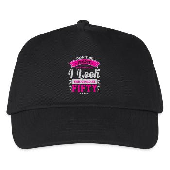 50 birthday birthdaylook - Kids’ Baseball Cap - black - Front