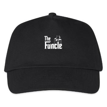 The Funcle Funny Uncle T-Shirt - Familienbeziehung - Kinder Basecap - Schwarz - Vorne