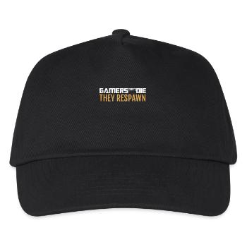 Gamer - gambling - nerd - geek - gift - Kids’ Baseball Cap - black - Front