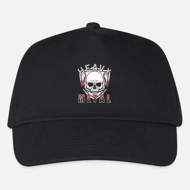 Heavy Metal - Kinder Basecap - Schwarz
