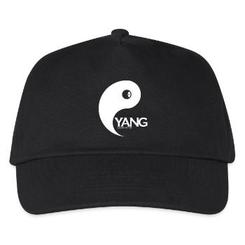 YANG sucht nach YIN, wo ist mein Partner - Kinder Basecap - Schwarz - Vorne
